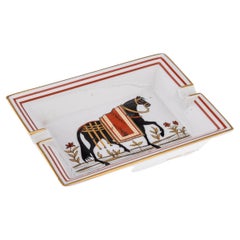 20th Century, French Ceramic Ashtray by Hermes