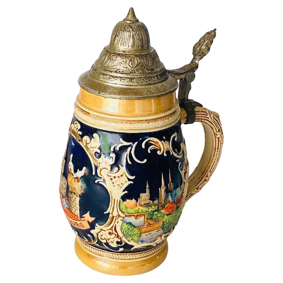 Vintage Beer Pitchers - 19 For Sale on 1stDibs | vintage glass beer ...