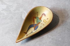 20th Century French Ceramic Cup by Rene Maurel, 1970's, Vallauris, Era Capron