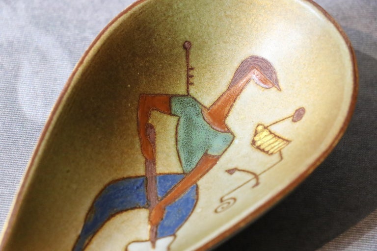 20th Century French Ceramic Cup by Rene Maurel, 1970's, Vallauris, Era ...