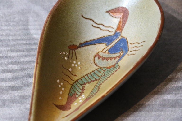 20th Century French Ceramic Cup by René Maurel, 1970's, Vallauris, Era ...