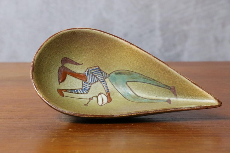 20th Century French Ceramic Cup by Rene Maurel, 1970's, Vallauris, Era ...