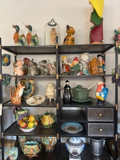 20th century French Ceramic Fruits Basket, 1950s