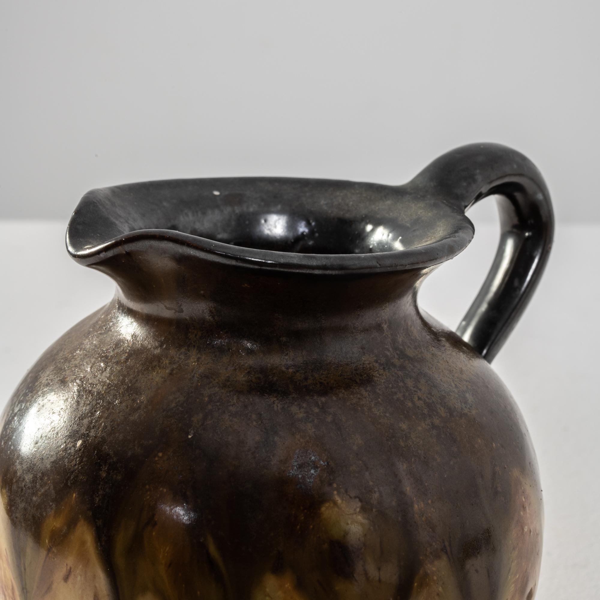 Brocca in ceramica francese del XX secolo In condizioni buone in vendita a High Point, NC