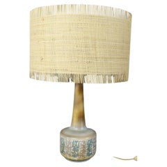 20th Century French Ceramic Lamp by René Maurel, 1973's