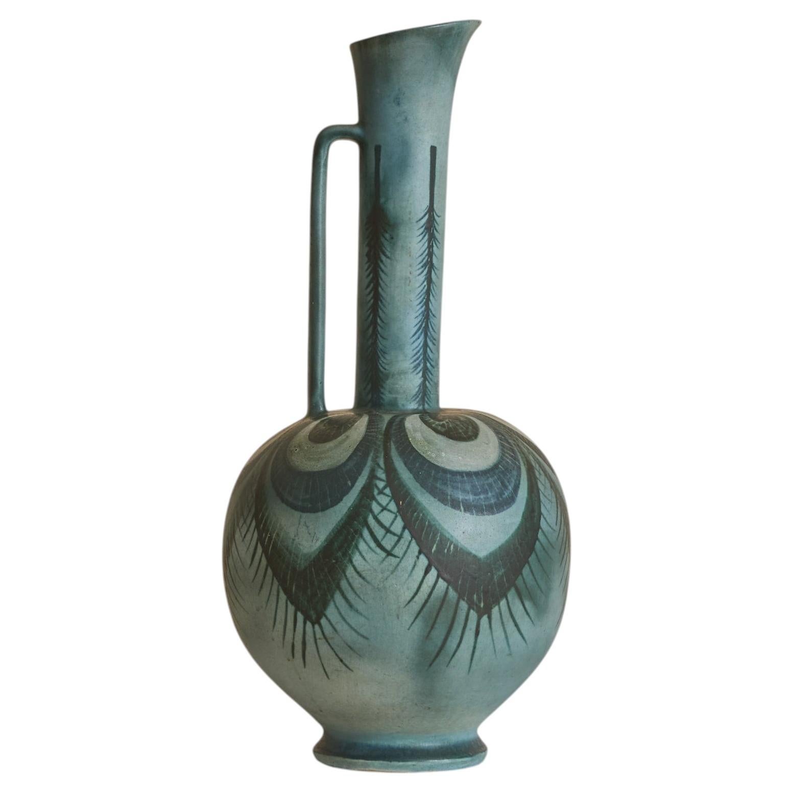 Französische Keramikvase aus dem 20. Jahrhundert von Marie Madeleine Jolly
