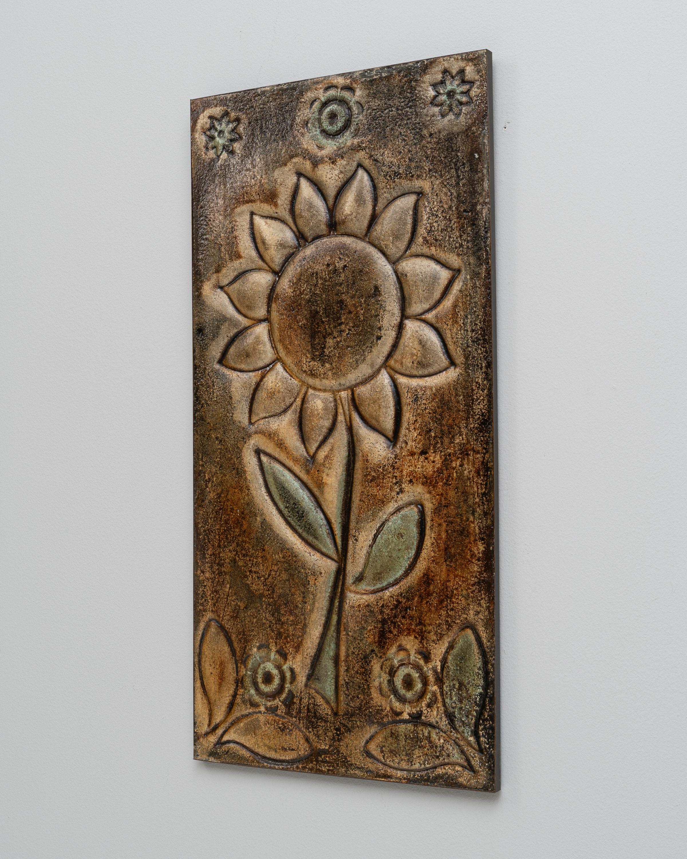 20th Century French Ceramic Wall Decoration In Good Condition In High Point, NC