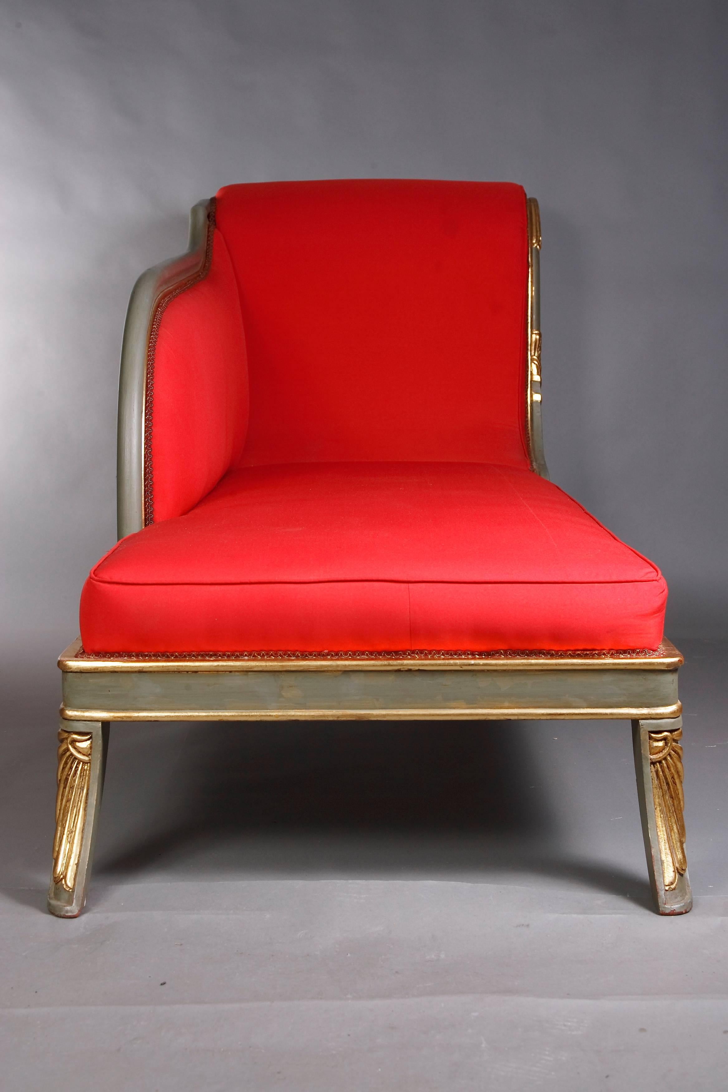 20th Century French Chaise Lounge in the Empire Style 1