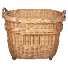 20th Century French Champagne Basket