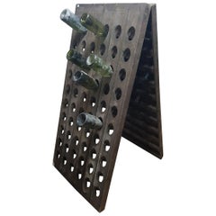 20th Century French Champagne Rack, Pupitre or Wine Rack/Room Divider