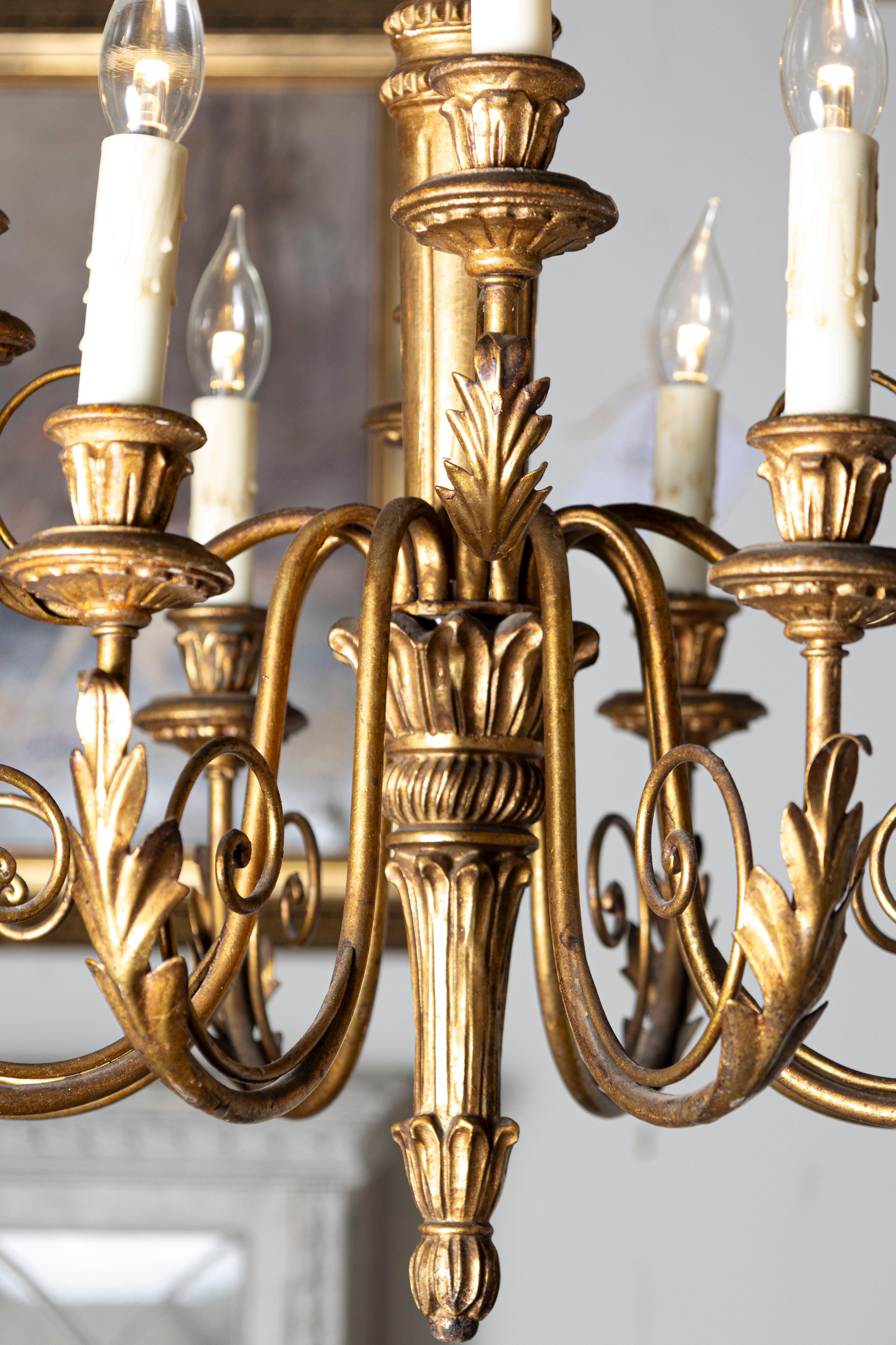 Français Lustre français du 20e siècle en vente