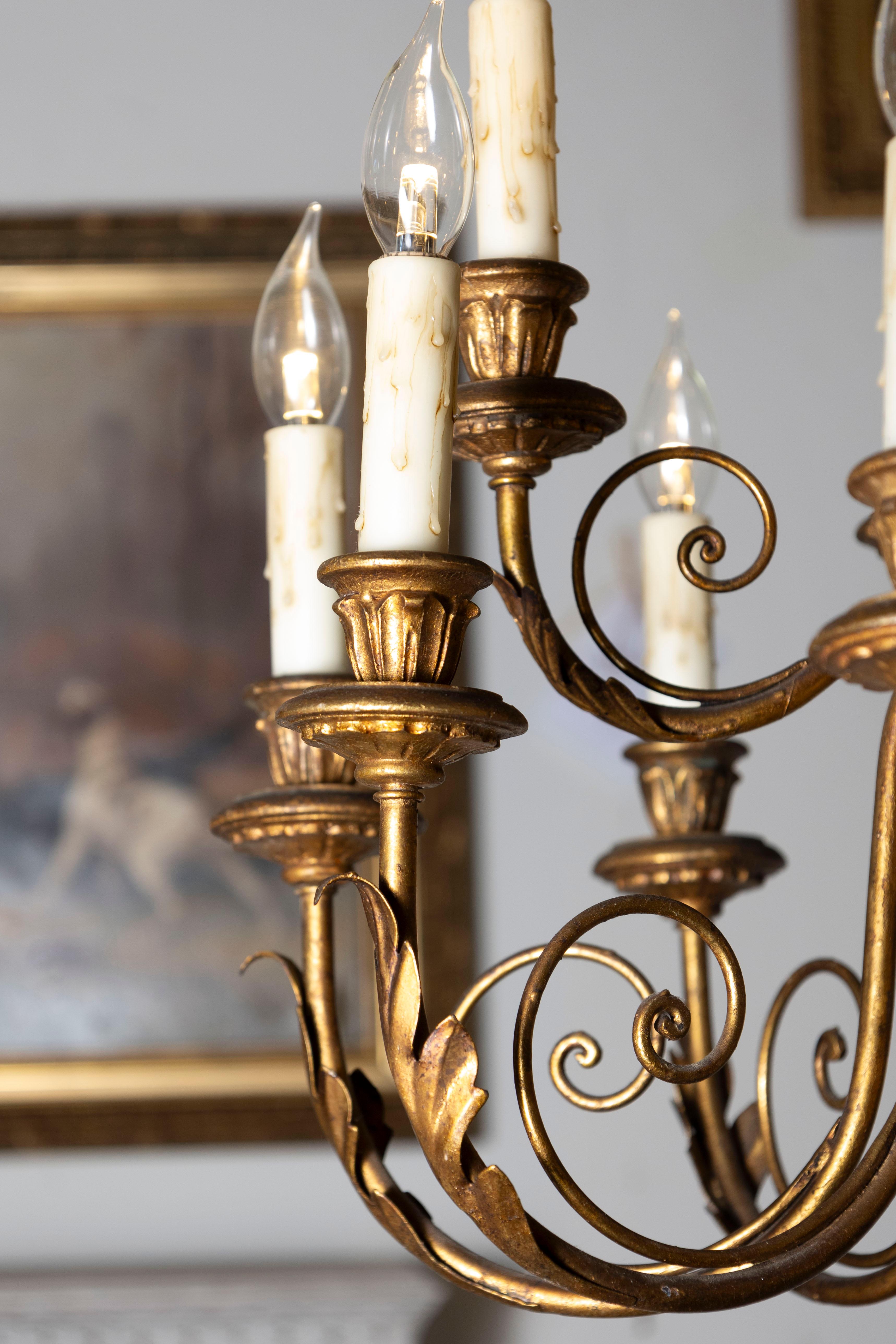 Lustre français du 20e siècle Bon état - En vente à Atlanta, GA