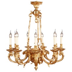 Vintage 20th Century French Chandelier in Louis XIV Style