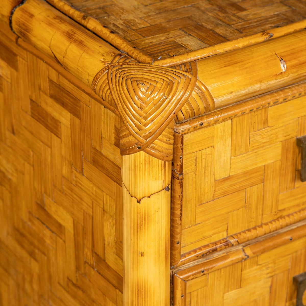 20th Century French Chest of Drawers in Bamboo, C.1970 For Sale 5