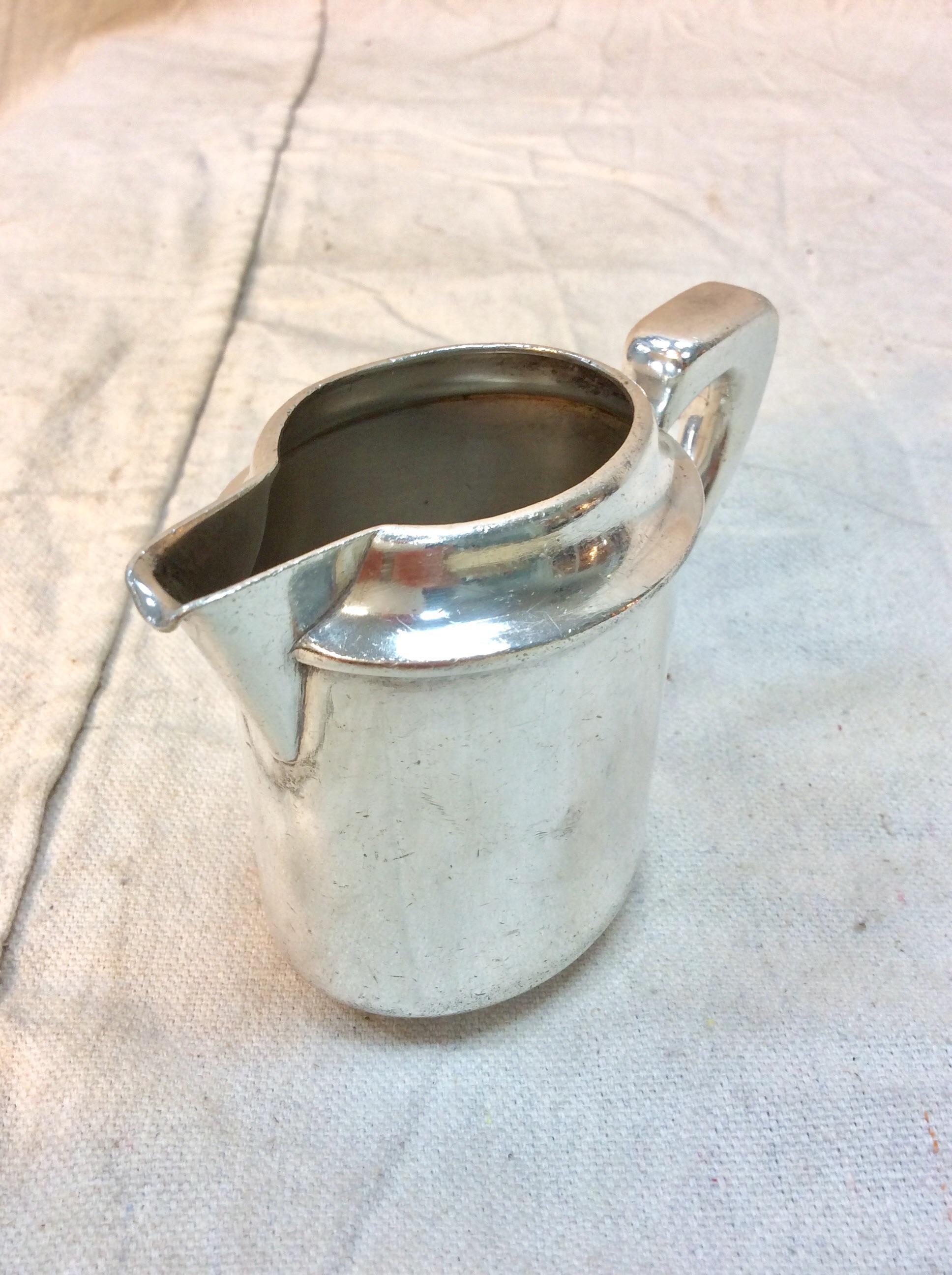 20th Century French Christofle Hotel Silver Silverplate La Residence Creamer For Sale 5