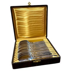Service de 12 petites cuillères Christofle du 20e siècle, 1950