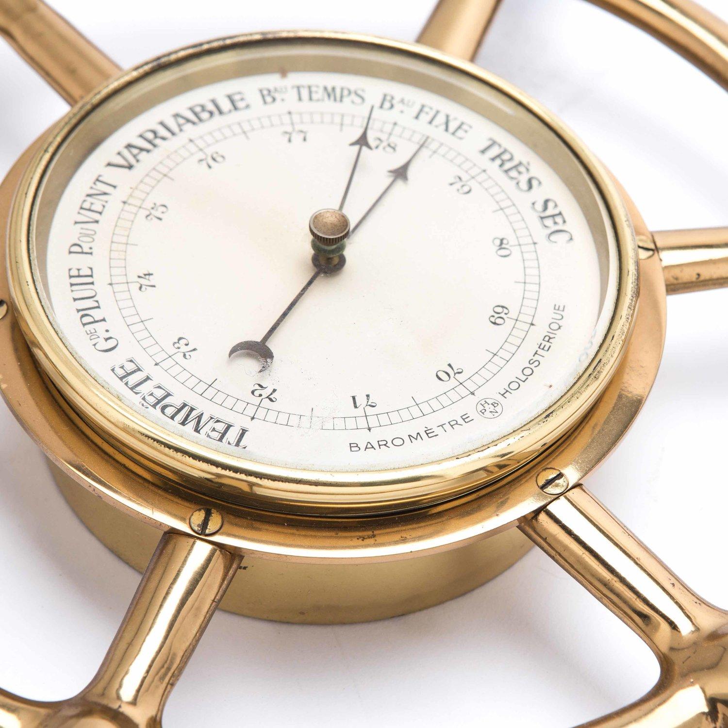 20th Century French Clock and Barometer by Hermes, circa 1950 2