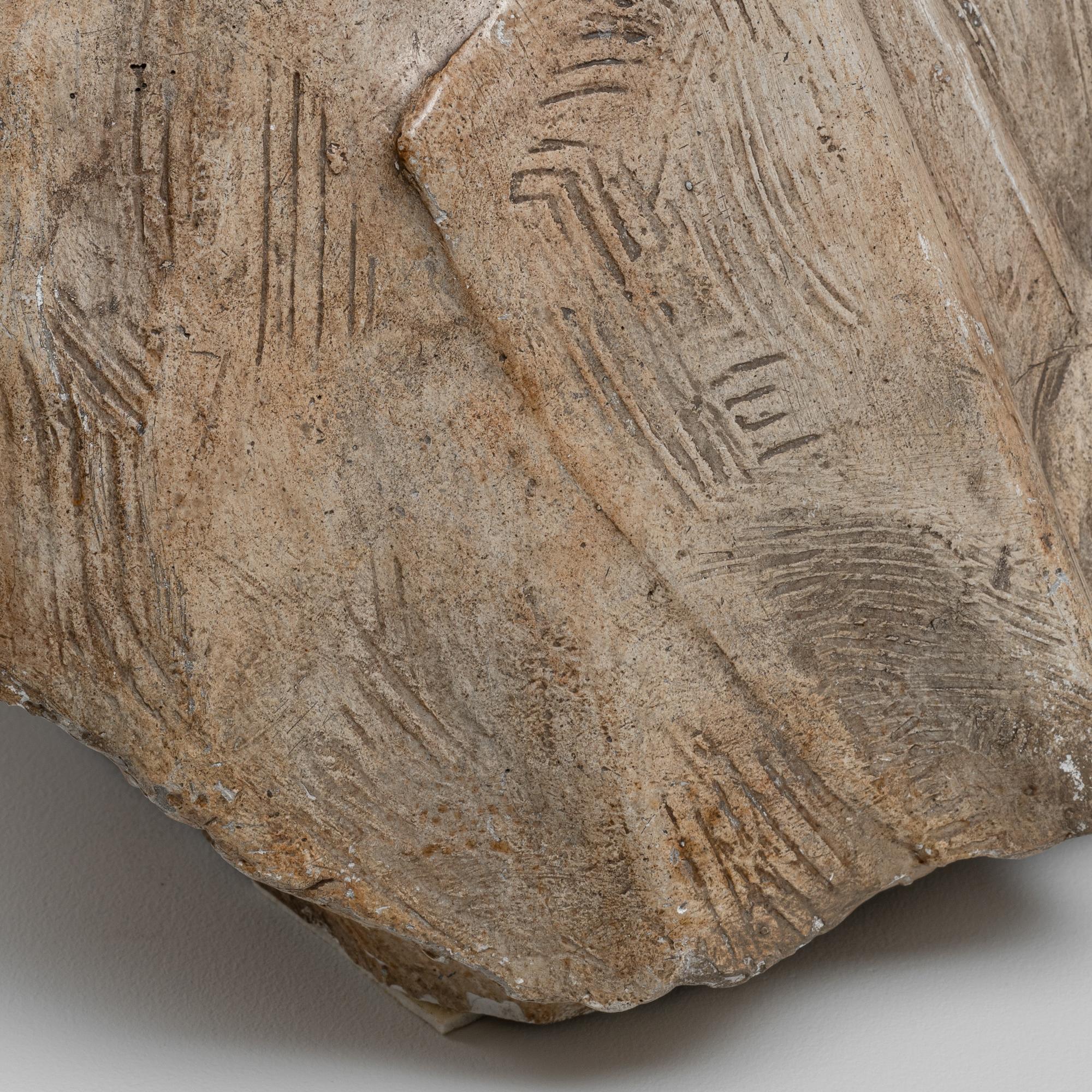 Busto in cemento francese del XX secolo in vendita 2