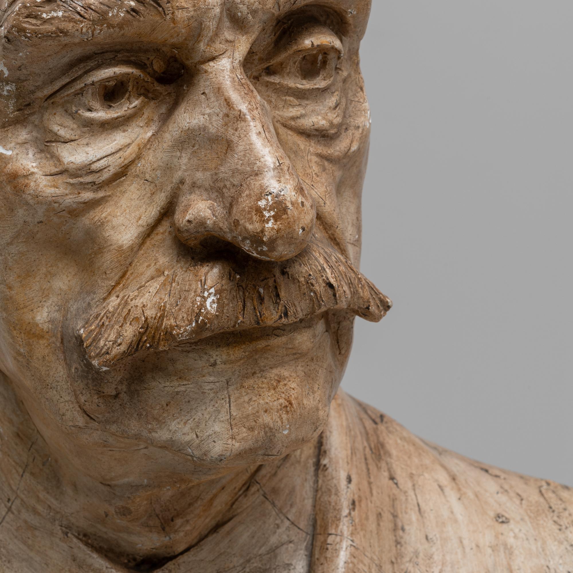 Busto in cemento francese del XX secolo in vendita 4