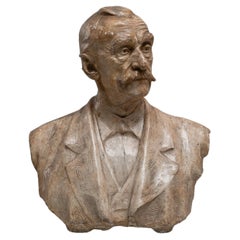 Busto de hormigón francés del siglo XX