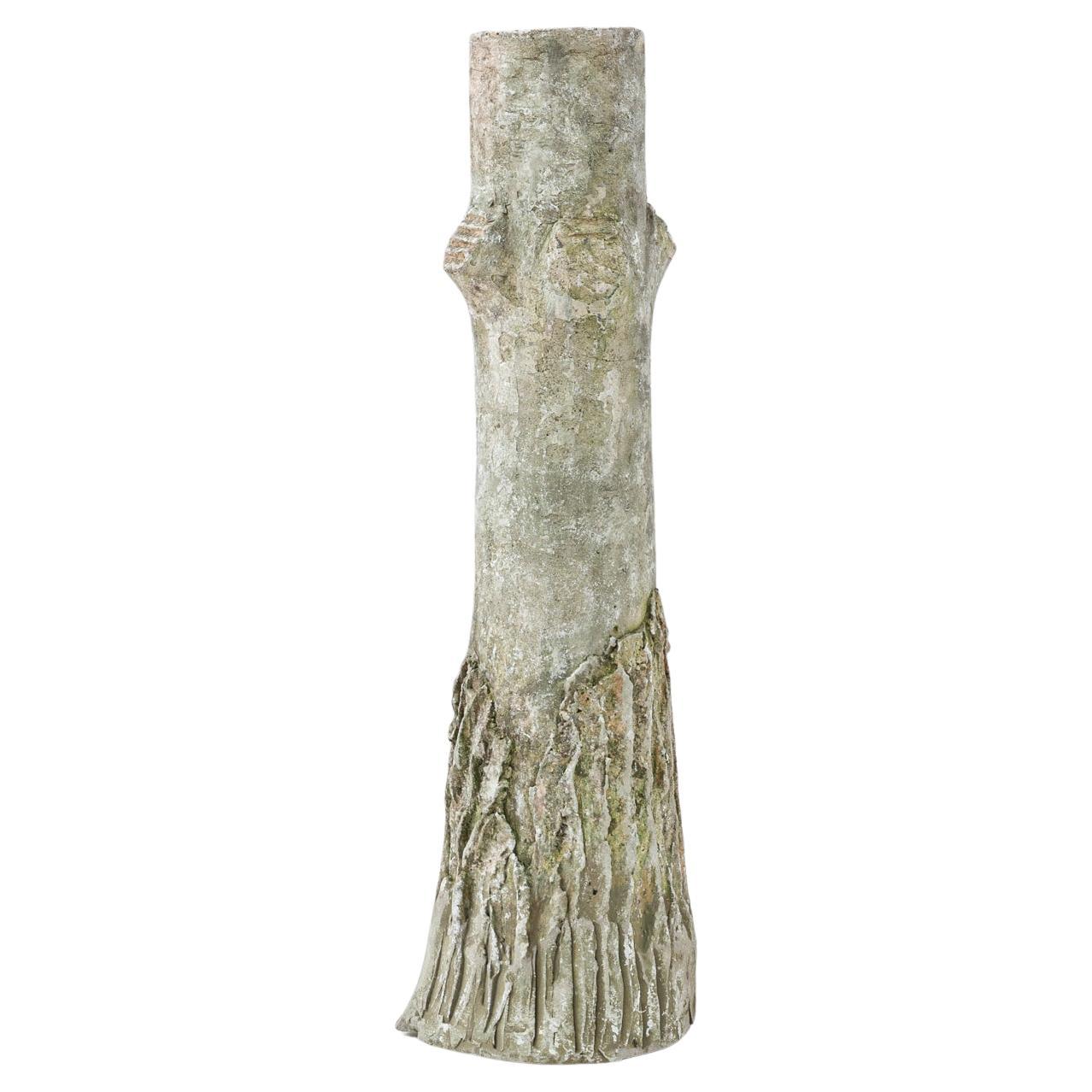 20th Century French Concrete Garden Pedestal