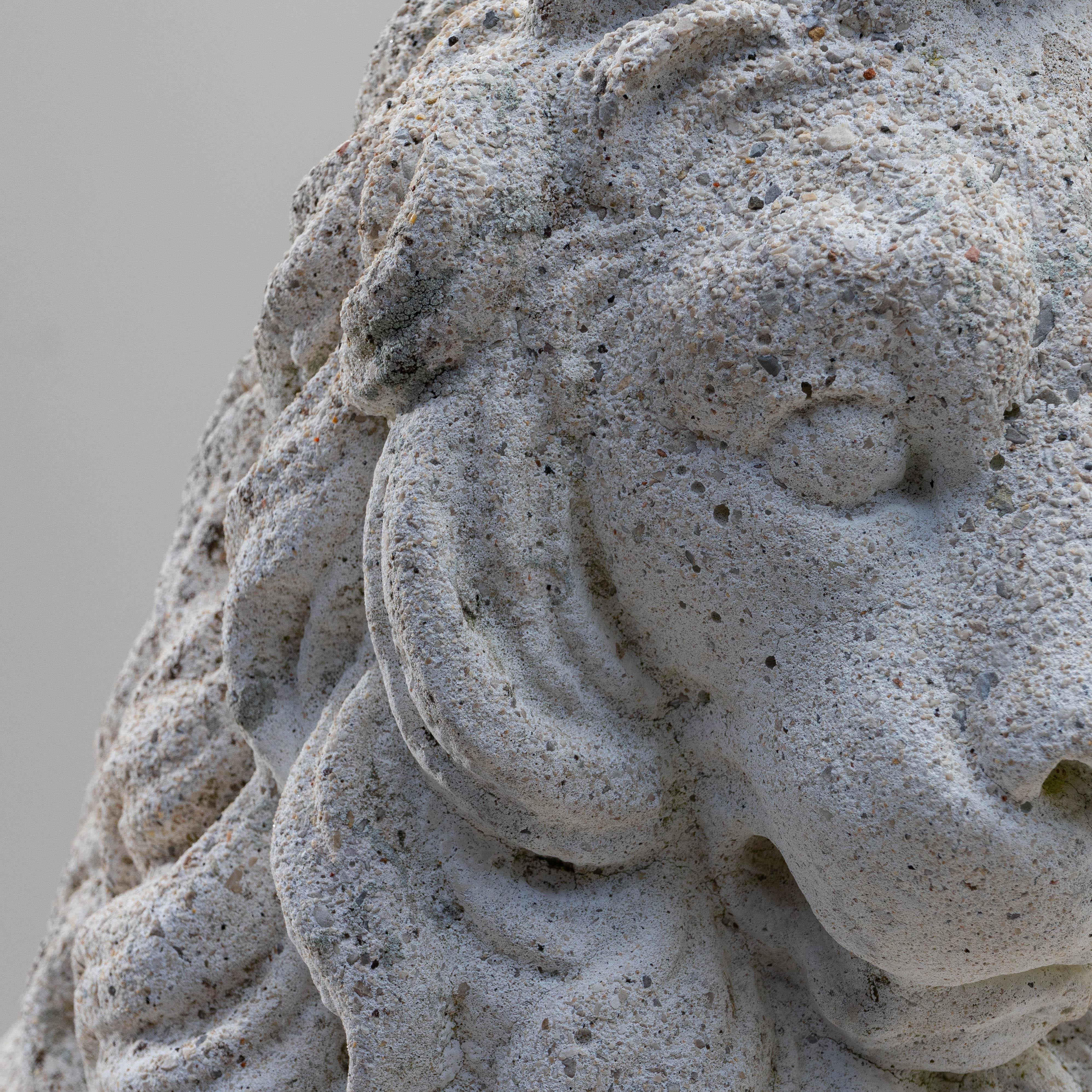 20th Century French Concrete Lion Sculpture For Sale 6