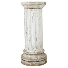 Vintage 20th Century French Concrete Pedestal