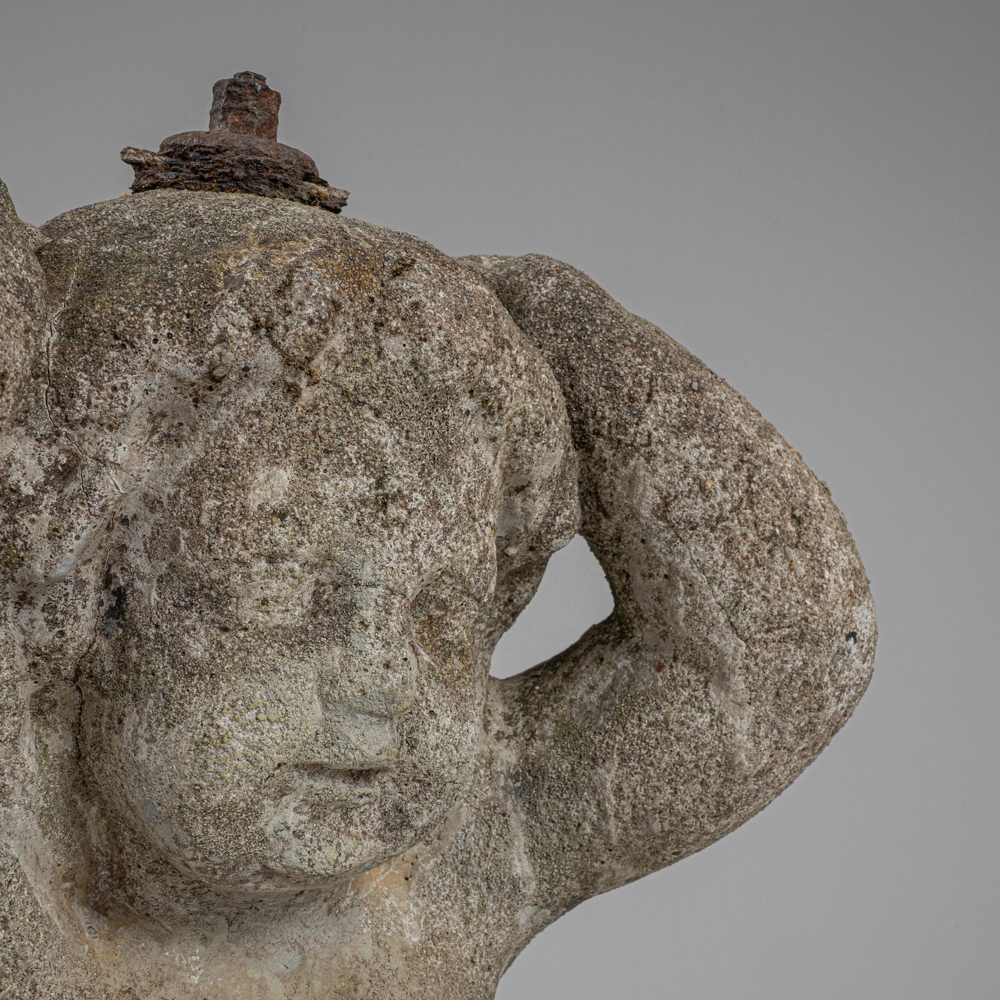 Scultura in cemento francese del XX secolo in vendita 2