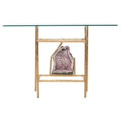 20th Century French Console Table, Henri Fernandez, c.1970 