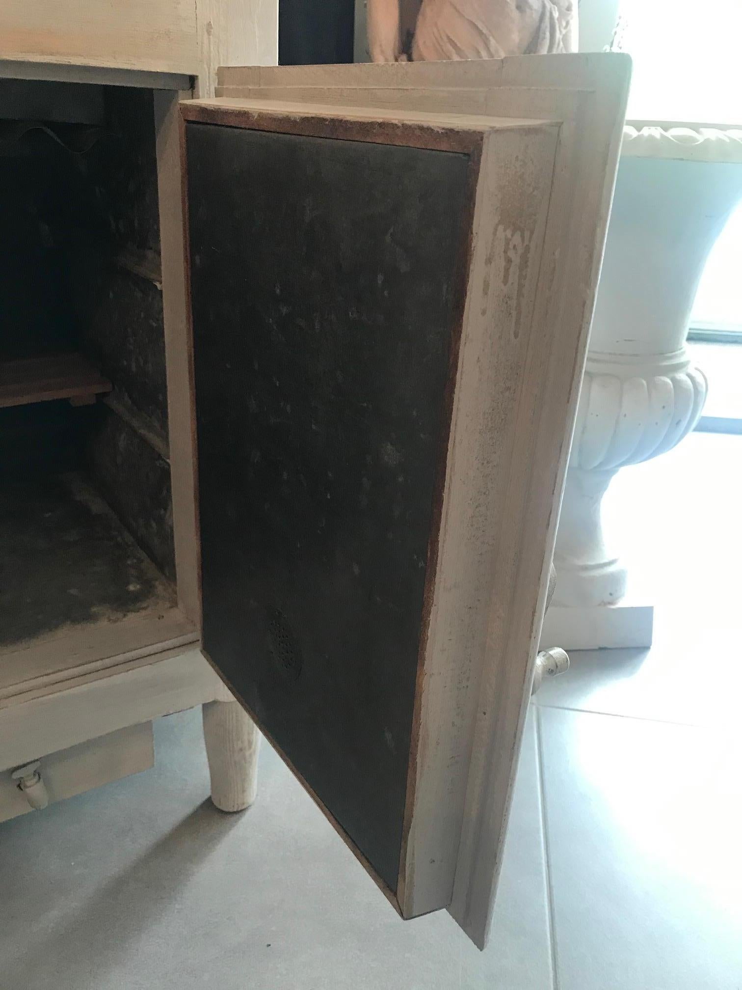 Zinc 20th Century French Cooler or Fridge, 1900s