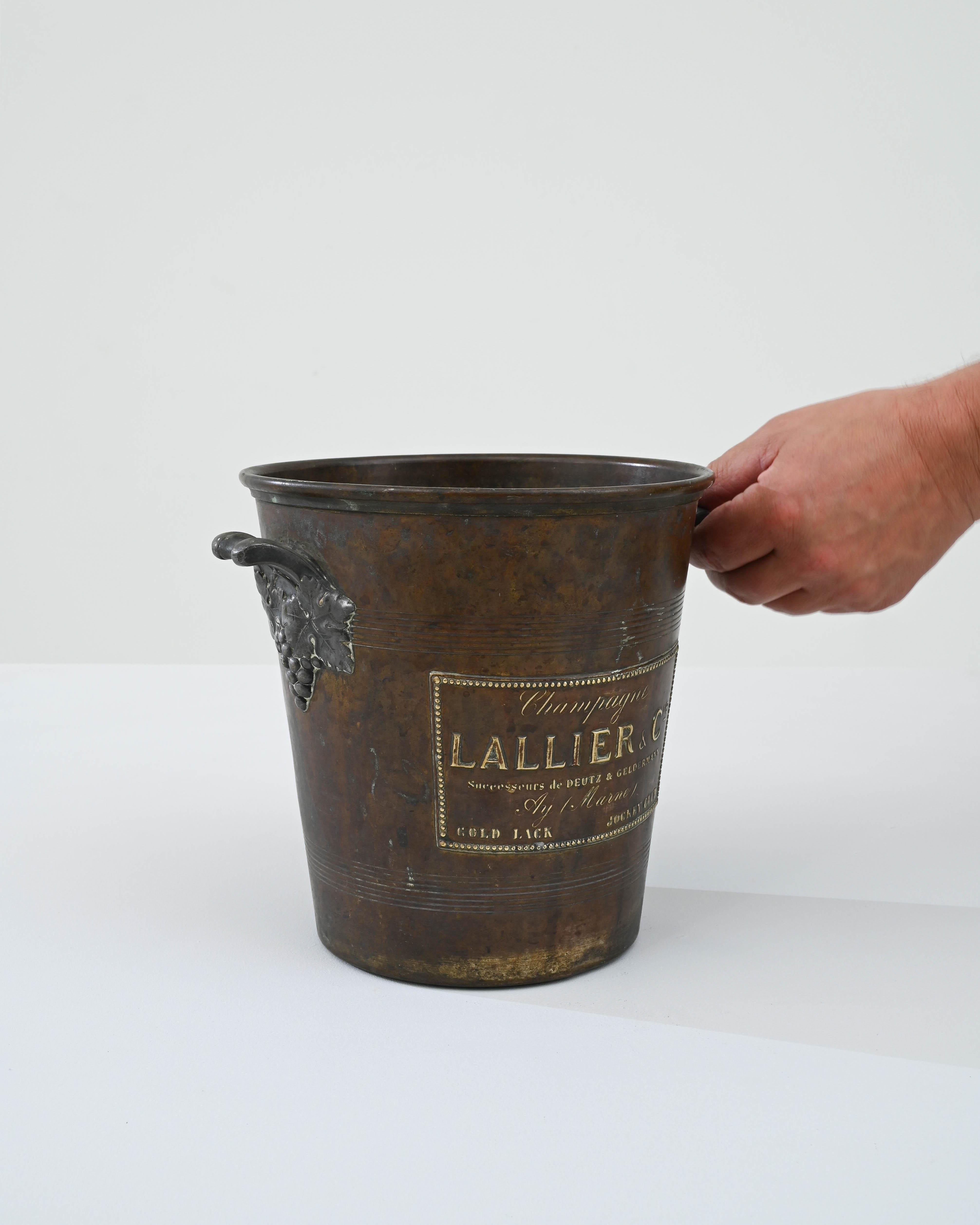 20th Century French Copper Ice Bucket 1