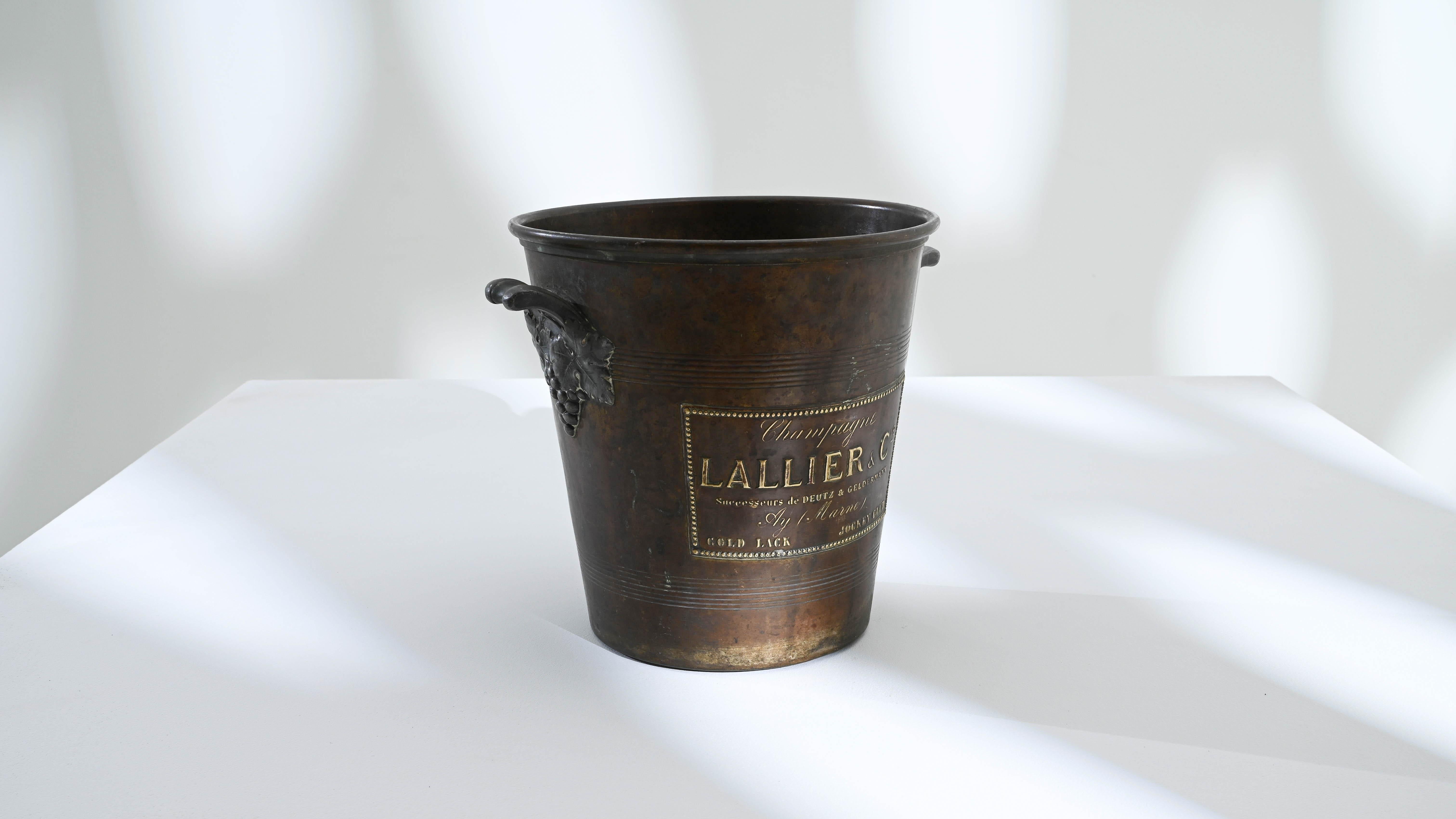 20th Century French Copper Ice Bucket 3
