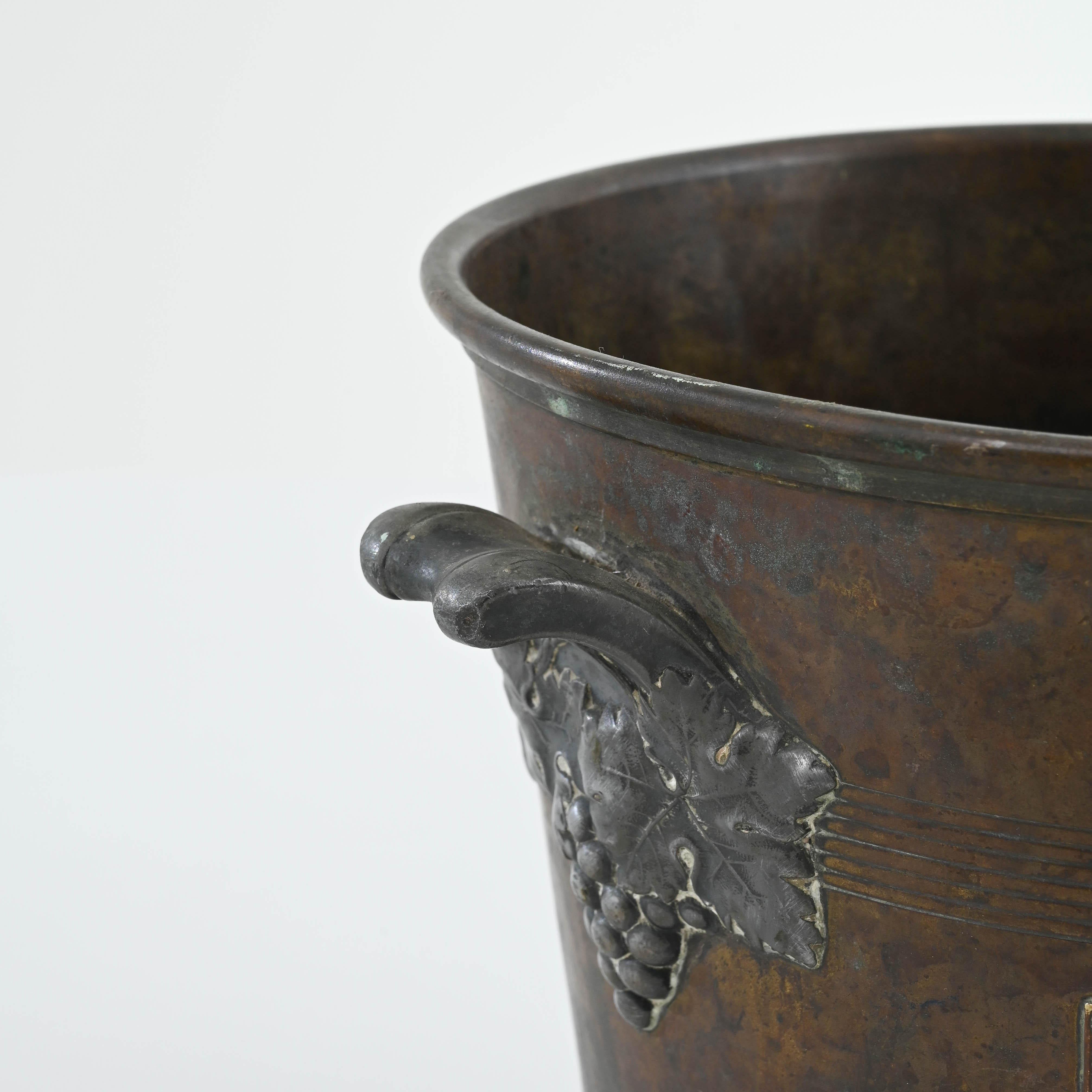 20th Century French Copper Ice Bucket 4