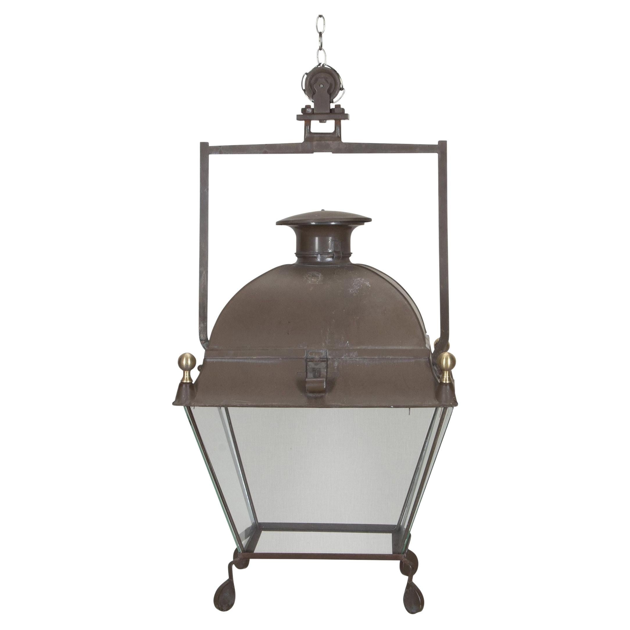 20th Century French Copper Lantern