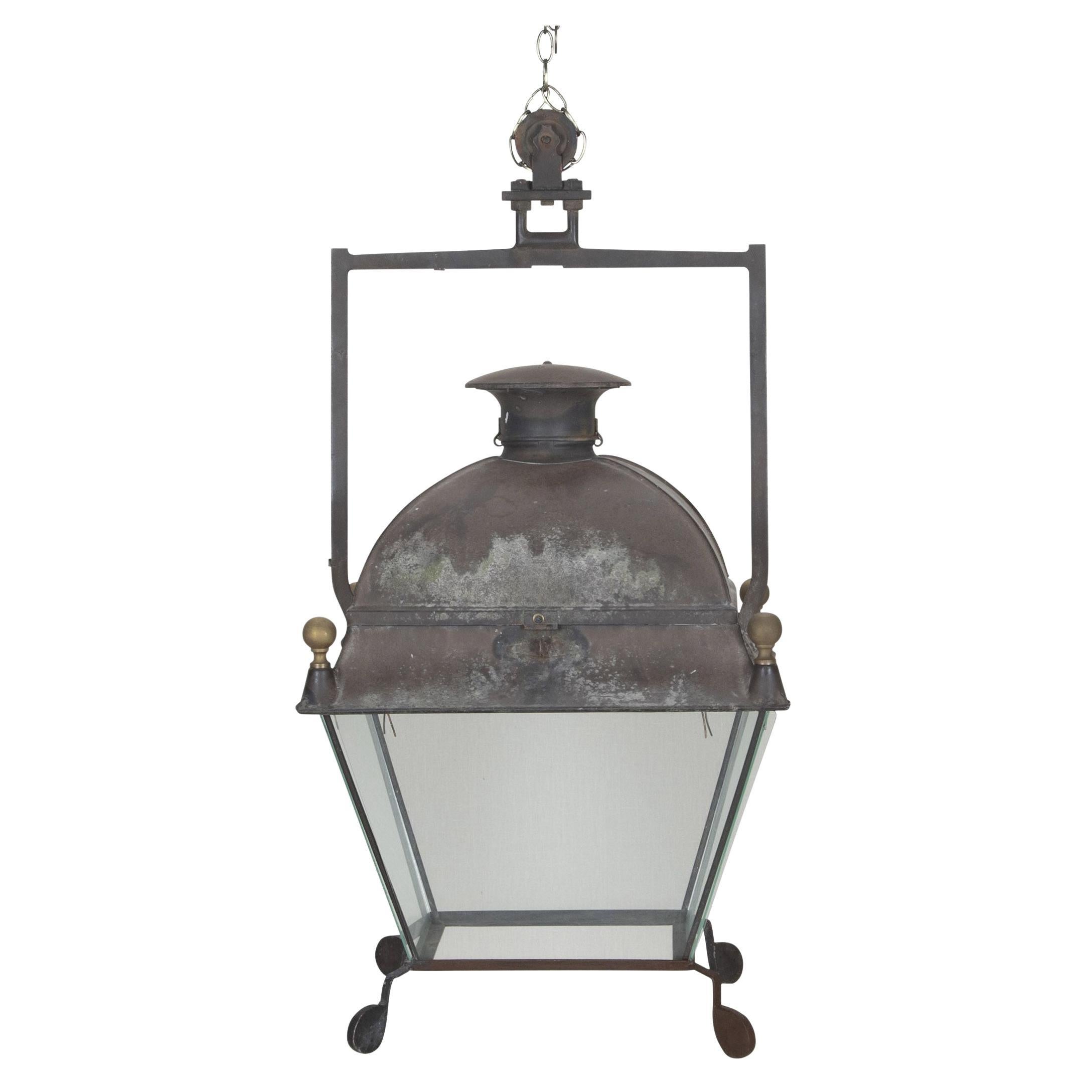 20th Century French Copper Lantern