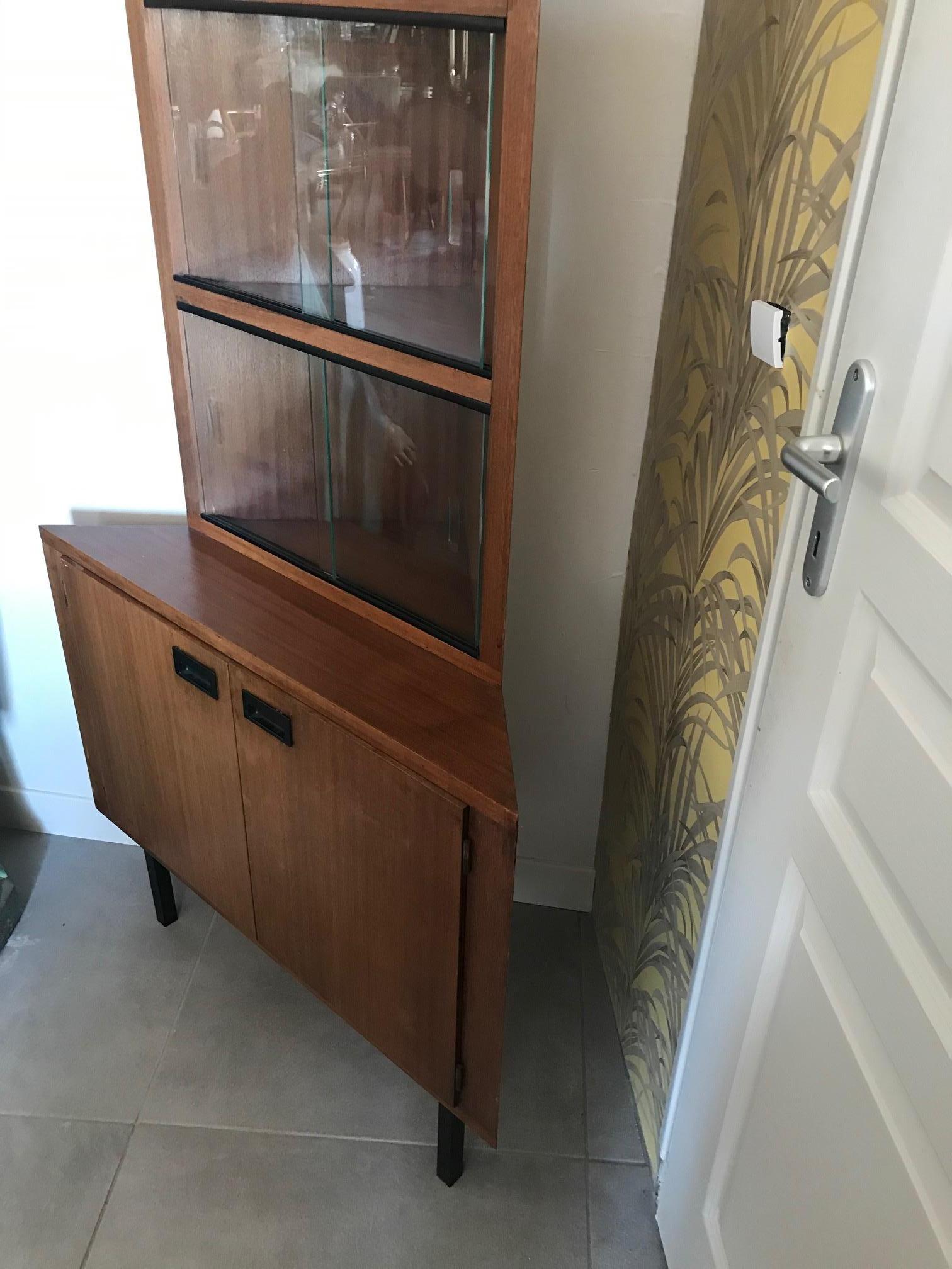 20th Century French Corner Cabinet, 1960s 5