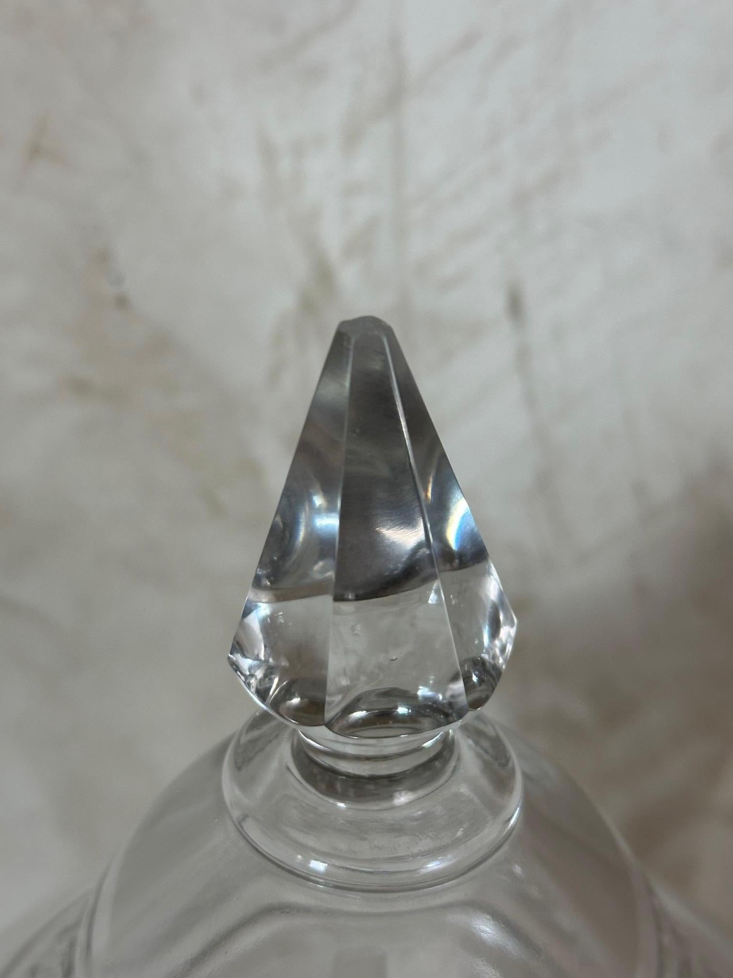 Fontaine à absinthe en cristal et laiton du 20e siècle, années 1920 en vente 4
