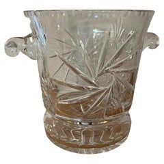 20th century French Crystal Champagne Bucket, 1950s