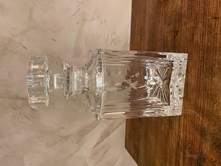 20th Century, French Crystal Whisky Carafe, 1950s For Sale at 1stDibs