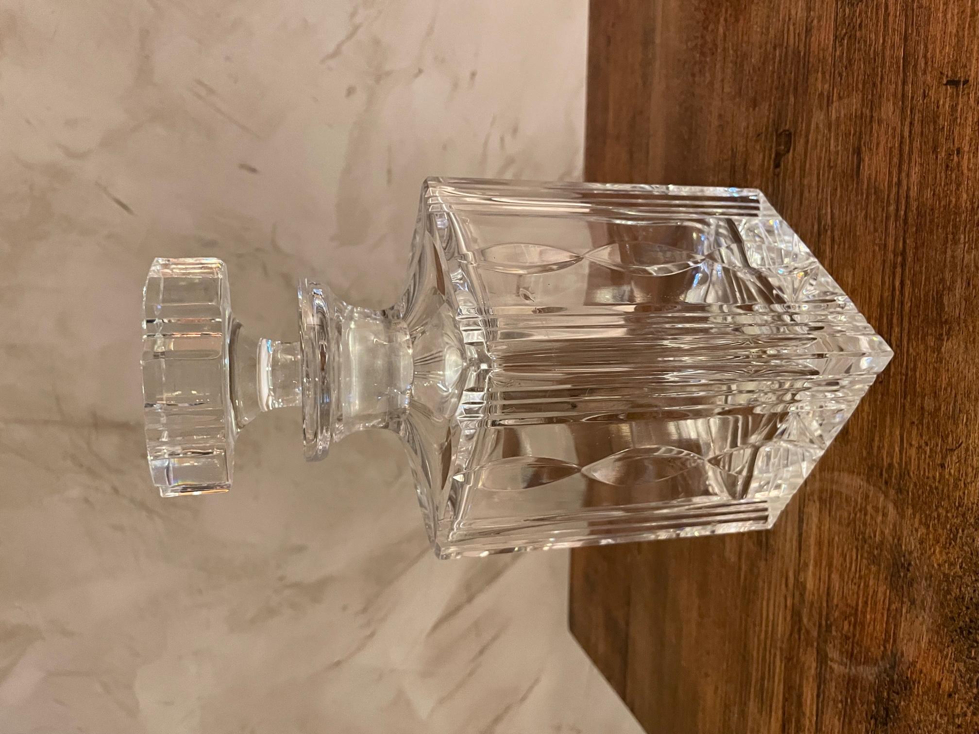 20th Century, French Crystal Whisky Carafe, 1950s For Sale 1