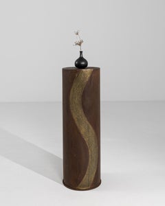 20th Century French Decorative Metal Pedestal