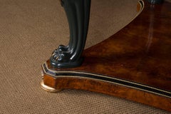 20th Century, French Desk or Bureau Plat with Lions in the antique Empire Style