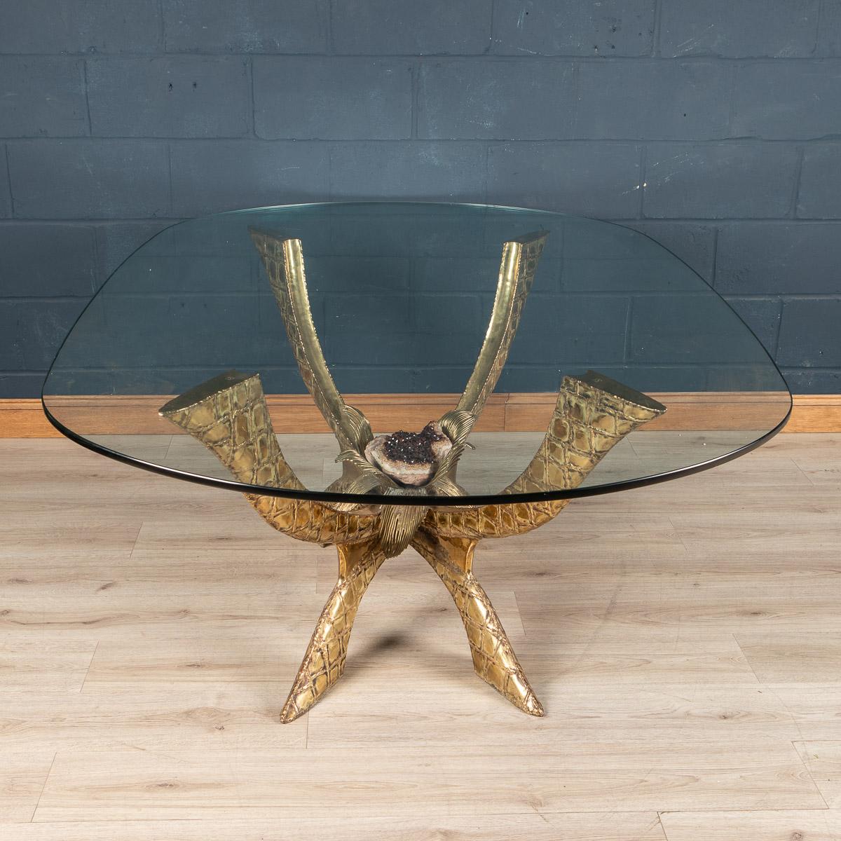 20th Century French Dining Table by Jacques Duval Brasseur, c.1970 1
