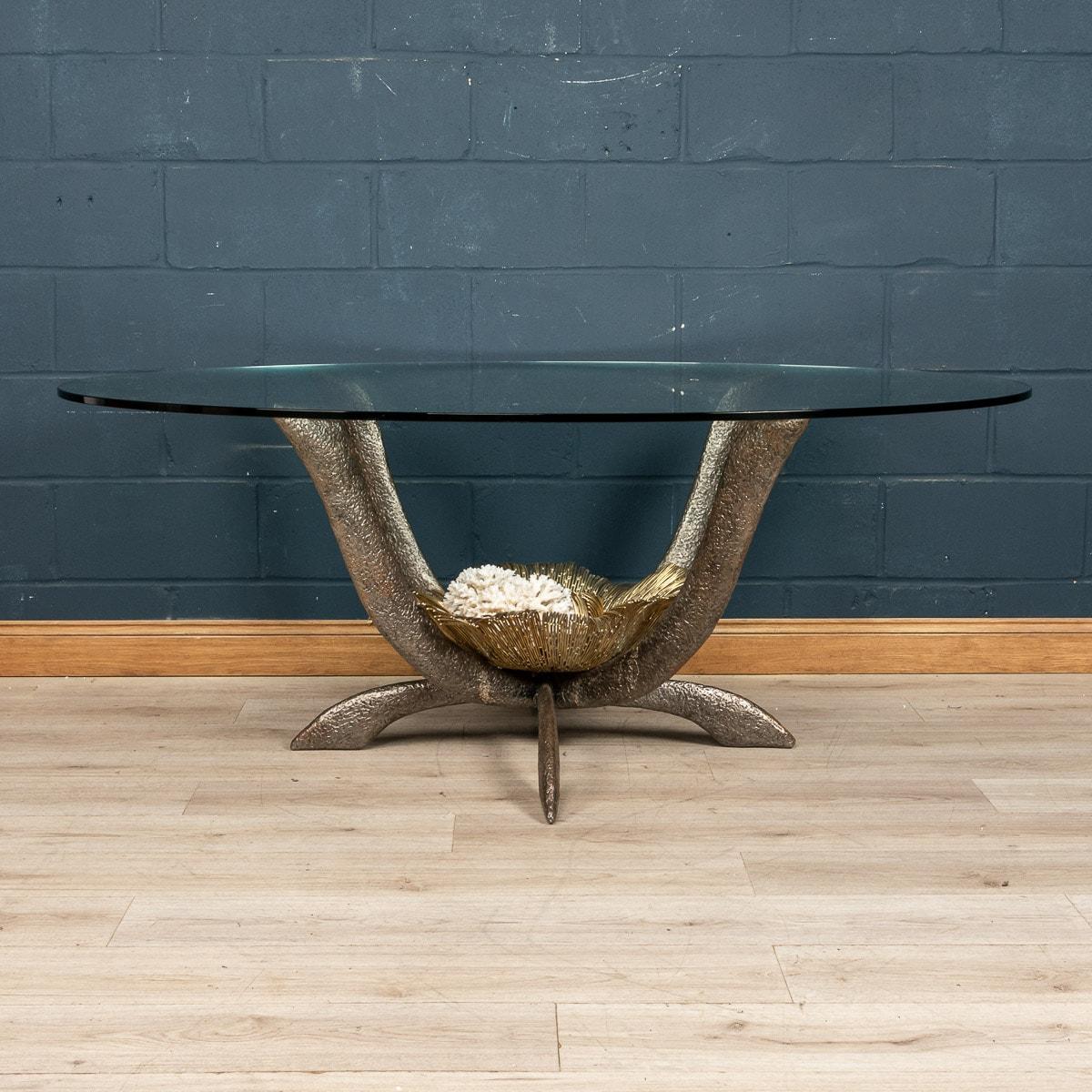 20th Century French Dining Table by Jacques Duval Brasseur, France, circa 1970 For Sale 1