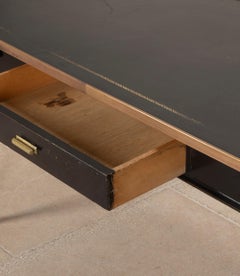 20th Century French Ebonised Bureau Plat