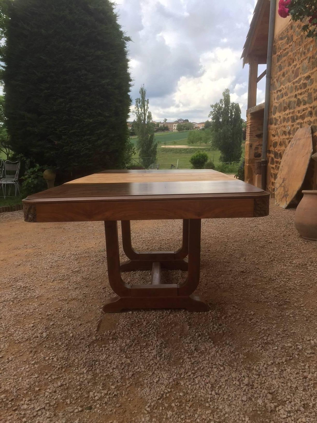 20th Century French Extending Table, 1940s 5