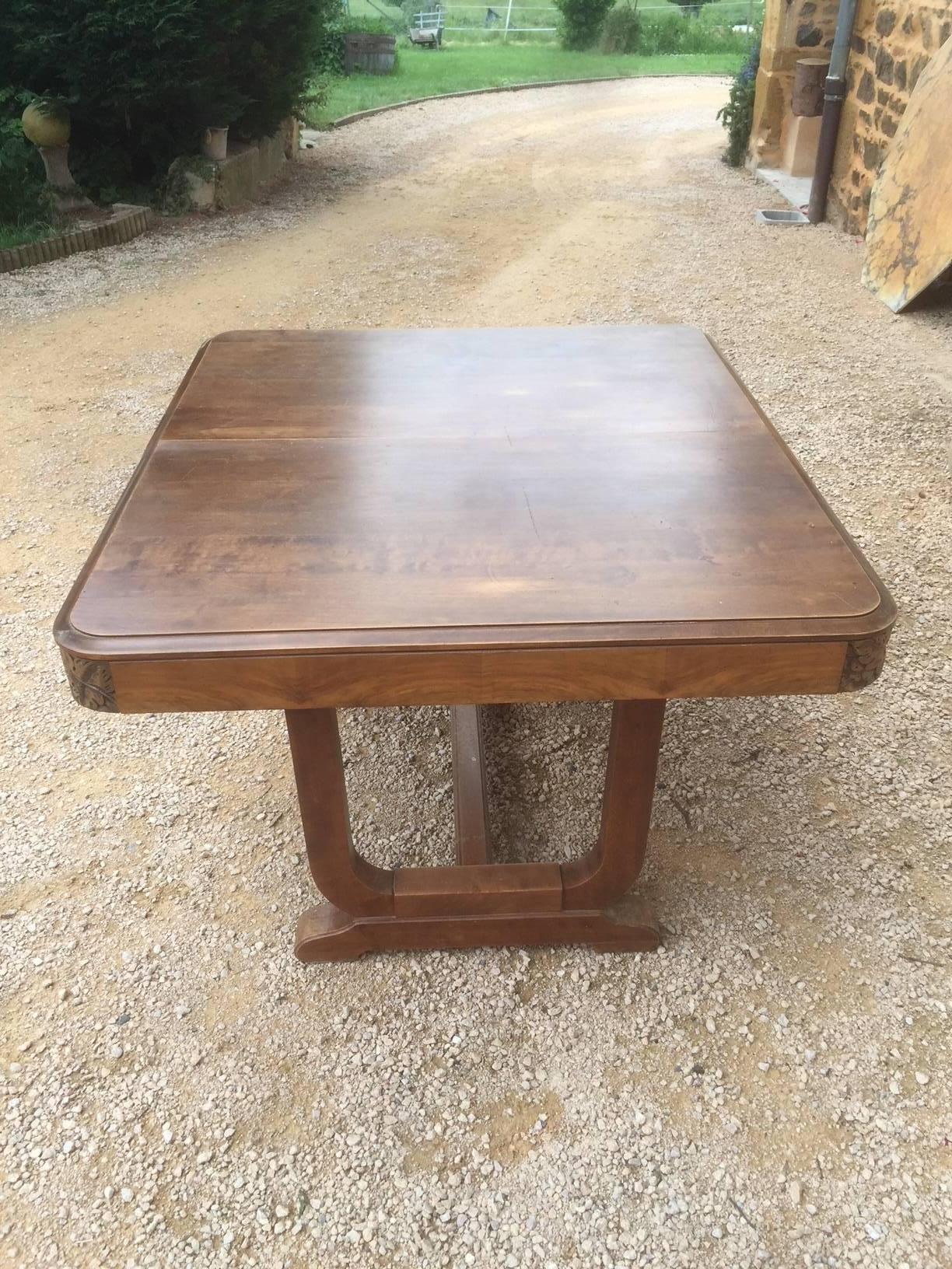 Mid-20th Century 20th Century French Extending Table, 1940s