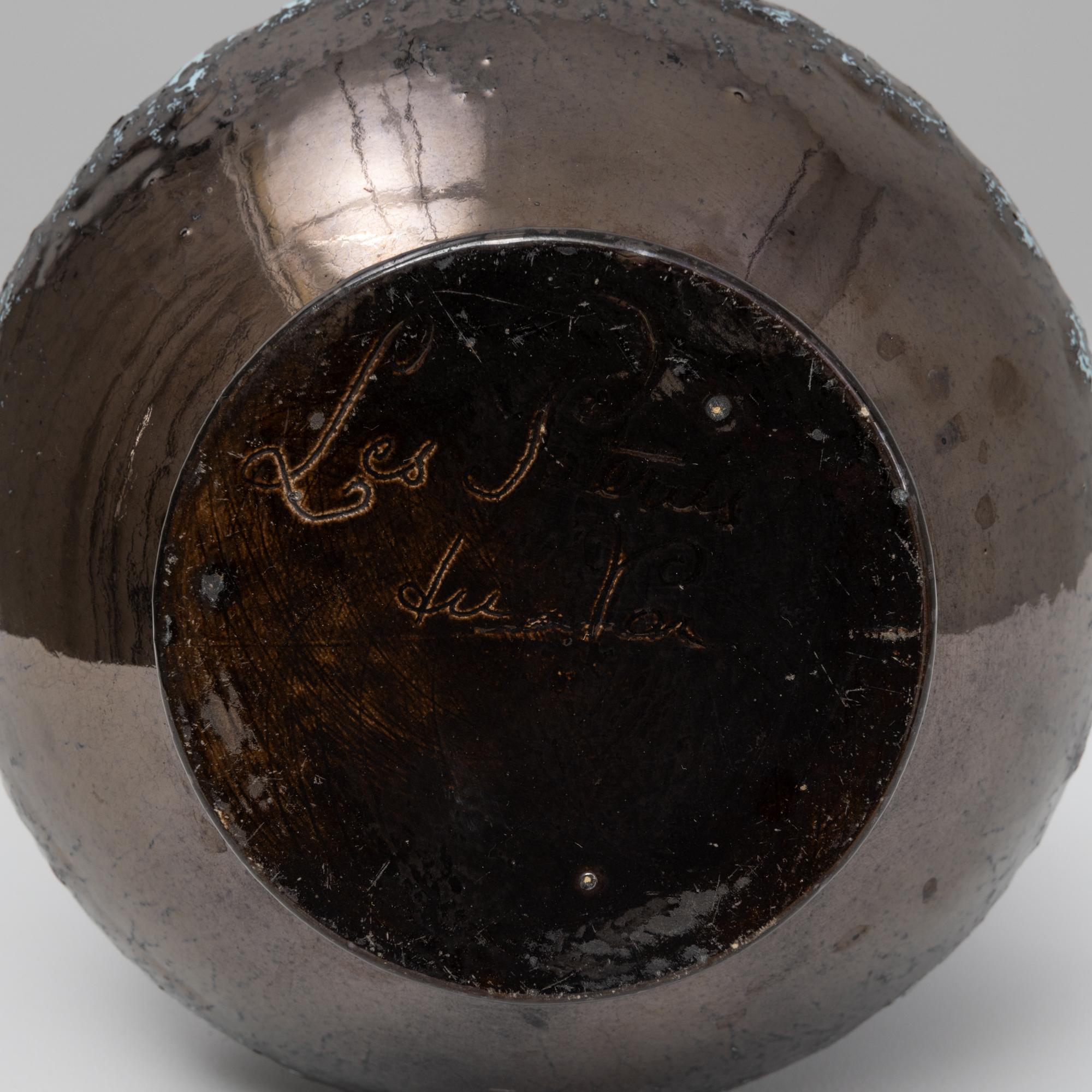 Vaso in ceramica lava grassa francese del XX secolo in vendita 6