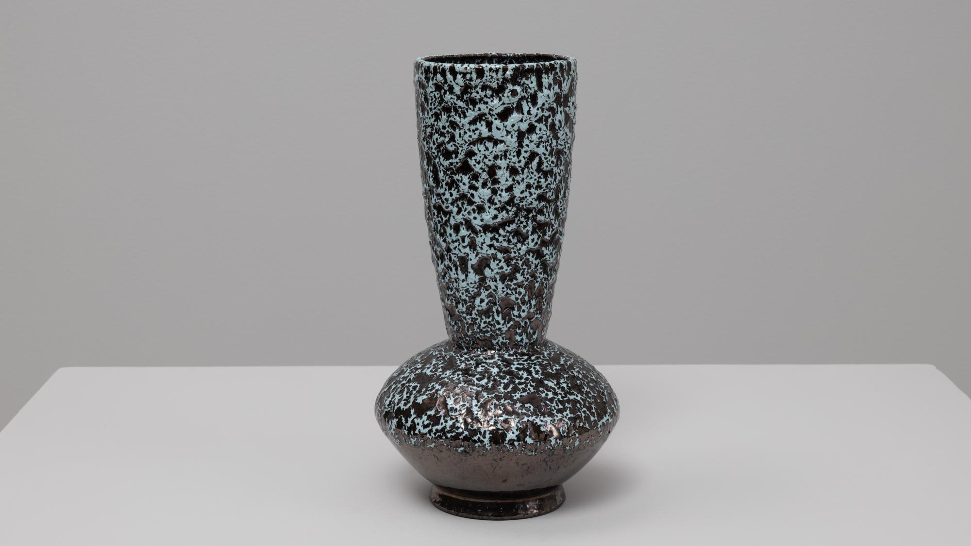 Vaso in ceramica lava grassa francese del XX secolo in vendita 3