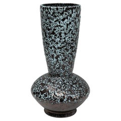 Vaso in ceramica lava grassa francese del XX secolo